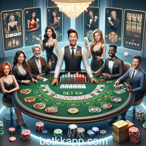Experiência Imersiva no Cassino Ao Vivo do Bet KK